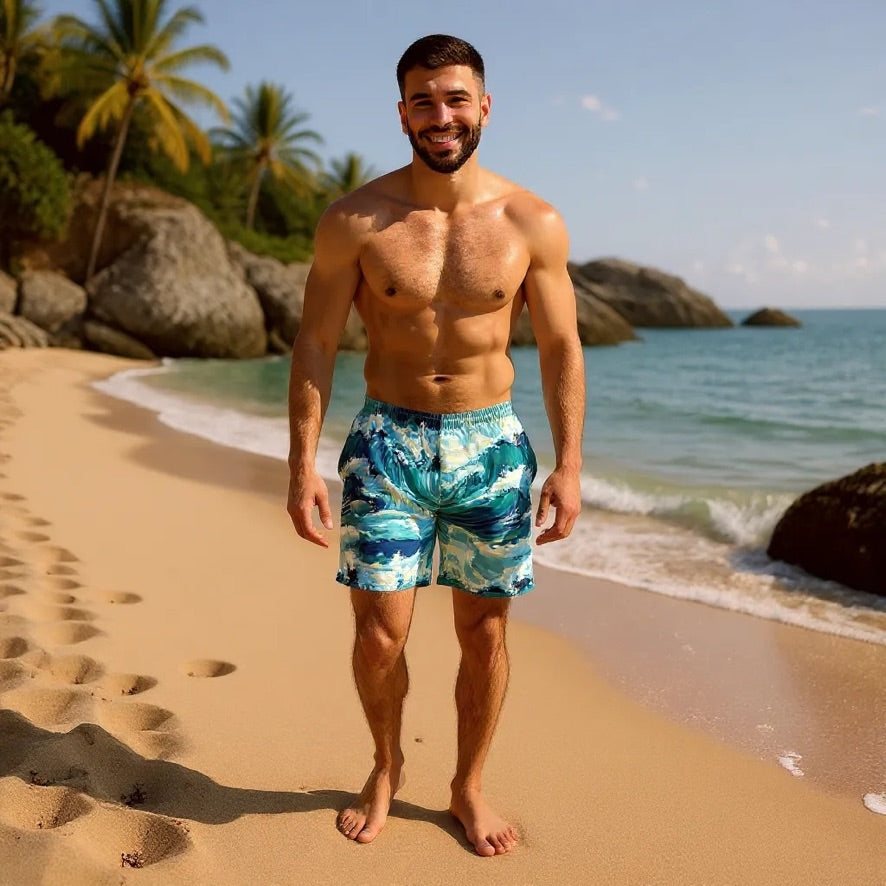 Bañador reciclado para hombre ✨ Colección Mareas Infinitas