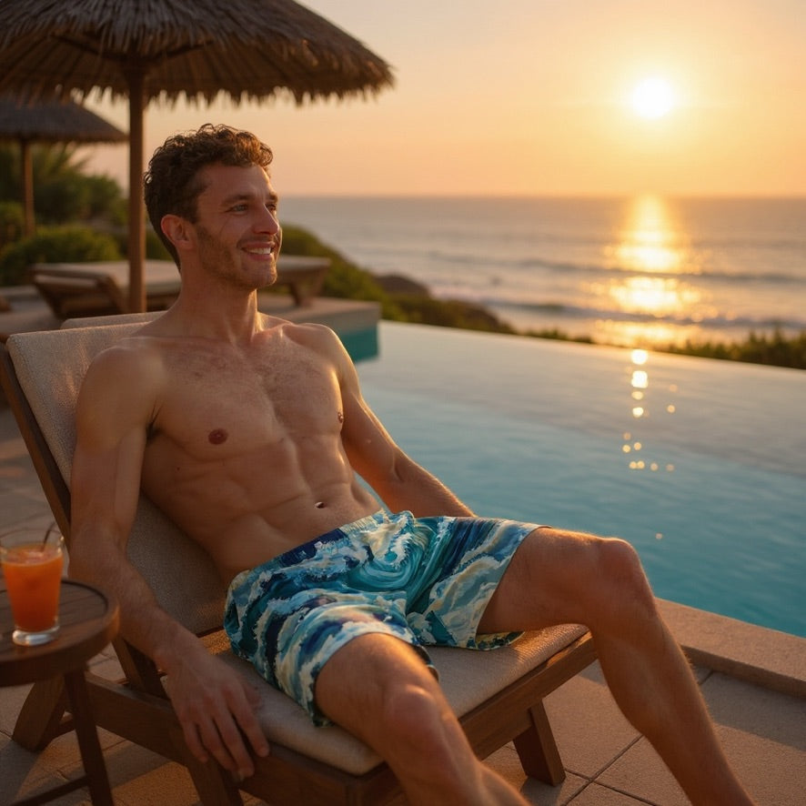 Bañador reciclado para hombre ✨ Colección Mareas Infinitas