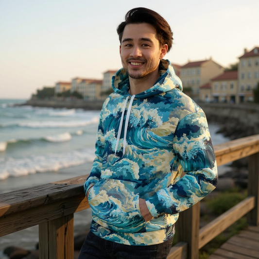 Sudadera genderless CON capucha ✨ Colección Mareas Infinitas