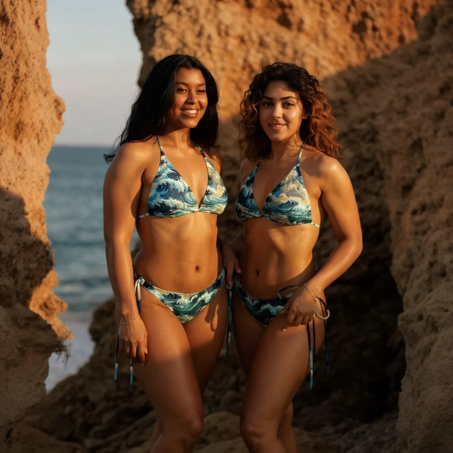 Bikini de triángulo reciclado ✨ Colección Mareas Infinitas