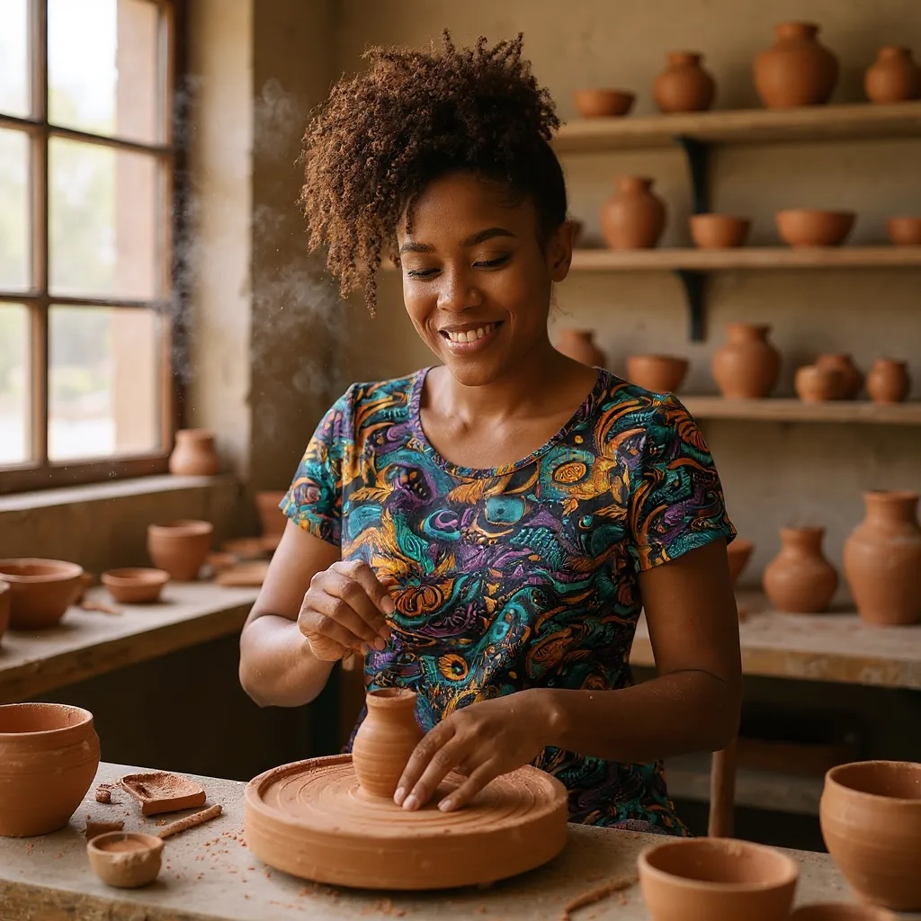 Camiseta deportiva mujer all over