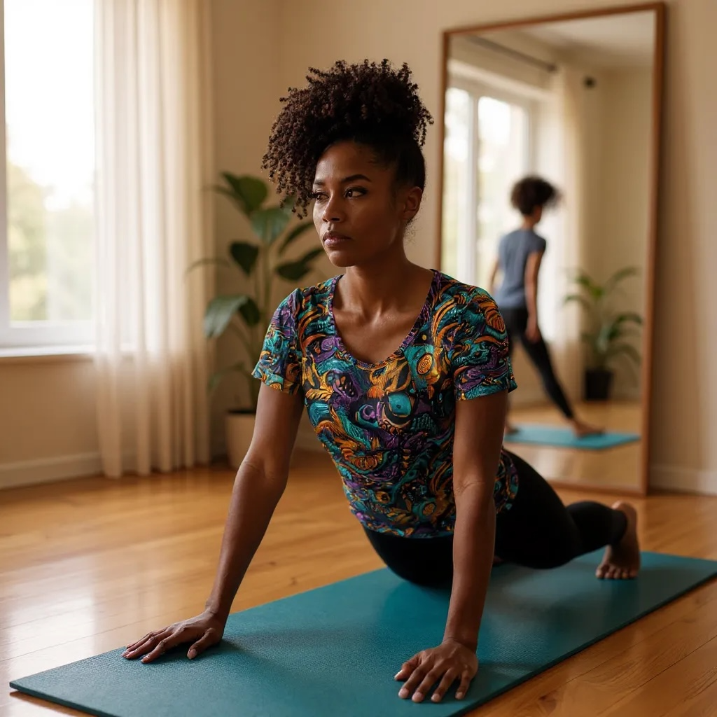Camiseta deportiva mujer all over