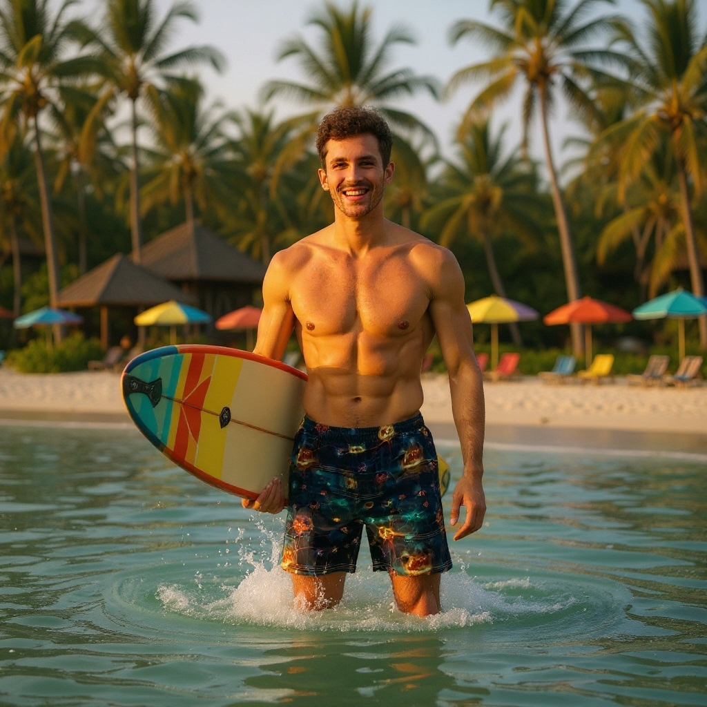 Bañador reciclado para hombre ✨ Colección Travesía Cuántica