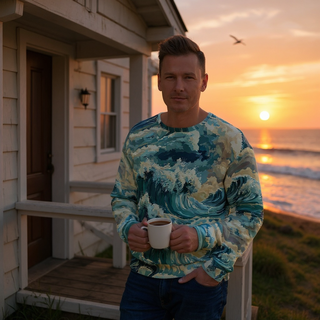 Sudadera unisex SIN capucha ✨ Colección Mareas Infinitas