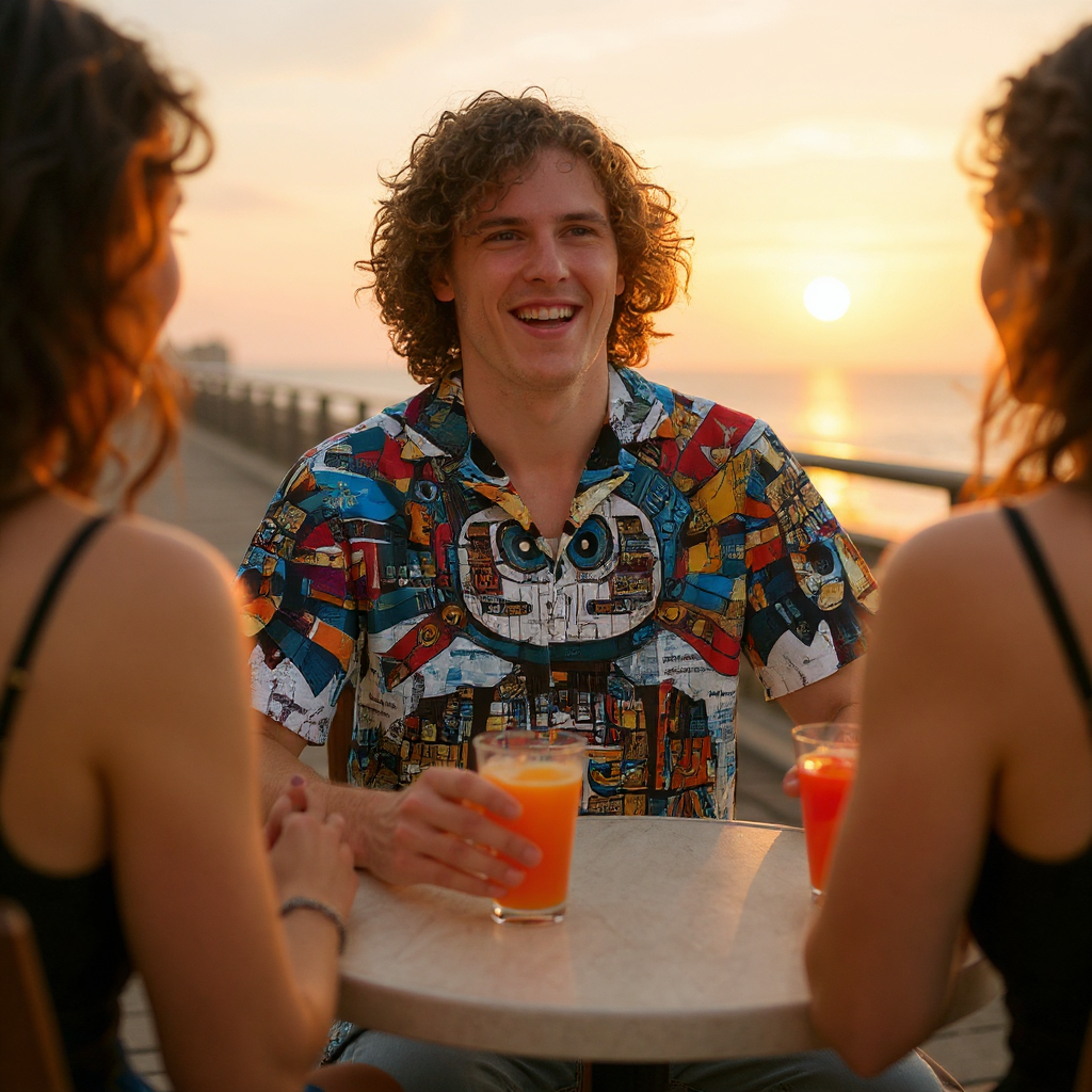 Camisa de manga corta ✨Colección El Aluxe