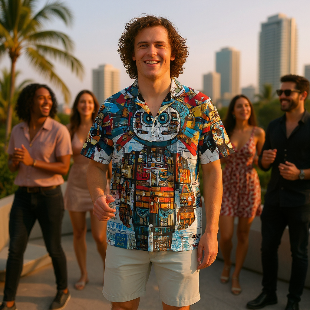 Camisa de manga corta ✨Colección El Aluxe