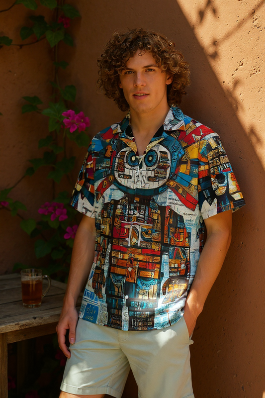 Camisa de manga corta ✨Colección El Aluxe