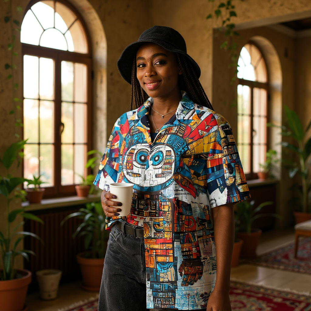 Camisa de manga corta ✨Colección El Aluxe